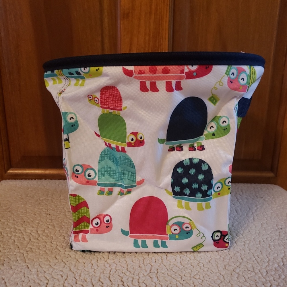 NIP Thirty-One Mini Storage Bin - Topsy Turtles